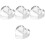 4Pcs Acrylic Heart Kazoo Display Stand For Table Showcase 5