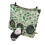 Reusable Oxford Cloth Rabbit Hay Feeder Bag Avocado Pattern, L 10