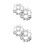 4 Pcs Iron Wire Cage For Flush Mount Fire Sprinkler Head 10