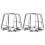 4 Pcs Iron Wire Cage For Flush Mount Fire Sprinkler Head 3