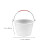 2Pcs Thicken Plastic Cement Bucket Wear-Resistant Storage Barrel 6