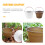 2Pcs Thicken Plastic Cement Bucket Wear-Resistant Storage Barrel 8