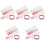 5 Sets Press On Nail Display Stand With Sticky Putty For Nail Practice 3