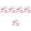 5 Sets Press On Nail Display Stand With Sticky Putty For Nail Practice 4