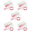 5 Sets Press On Nail Display Stand With Sticky Putty For Nail Practice 8