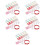 5 Sets Press On Nail Display Stand With Sticky Putty For Nail Practice 7