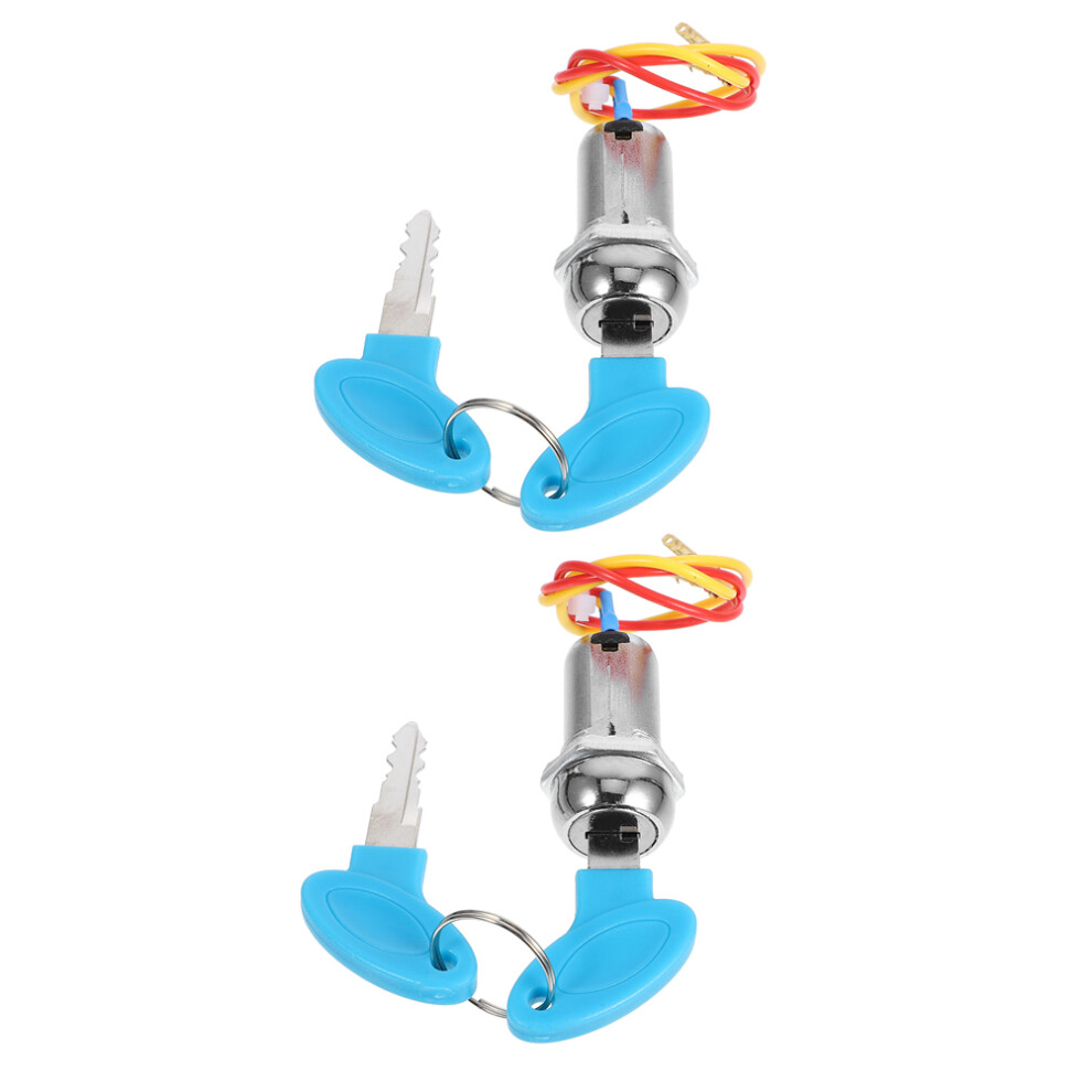 2 Set Atv Ignition Switch With Key Metal Lock For Scooter Dirt Bike 031514402066