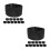 24 Pcs Black Elastic Adjustable Mourning Armbands For Soccer Captains 8