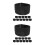 24 Pcs Black Elastic Adjustable Mourning Armbands For Soccer Captains 7