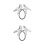 2Pcs Nail Practice Hand Clip Plastic Manicure Training Holder 7