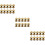 30 Pcs Solid Brass Sunflower Screws Stud For Craft Diy 9