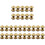 30 Pcs Solid Brass Sunflower Screws Stud For Craft Diy 2