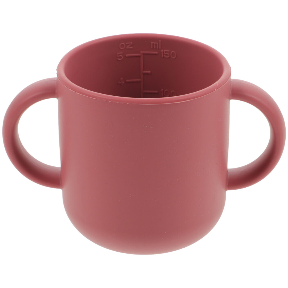 Ohphcall 5Pcs Baby Training Cup Silicone Toddler Drinking Cup For Boys Girls