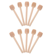50 Pcs Wooden Honey Dipper Sticks For Jam Syrup