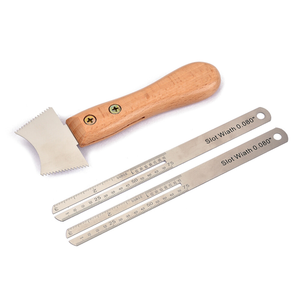 2Pcs Guitar Repair Kit Wire Groove Tool Set For Acoustic Electric Bass-image-OPC-PKWWRX5-NEW