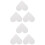 6 Stuks Hartvormige Schuim Cakevorm Polystyreen Feestdecoratie 5