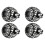 4 Stuks Dakgot Afvoer Mesh Cover Bladfilter Anti-Blocking 6