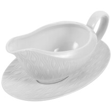 Gravy Boat Met Schotel Keramische Sausvaat Melkkan Met Handvat Keuken