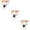 9 Sets Diy Embroidery Kit With Handmade Sweater Pendants Material Pack 9