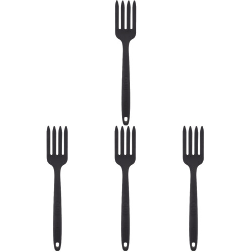 4Pcs Reusable Kitchen Pasta Server Fork Washable Ergonomic Food Fork 1