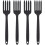 4Pcs Reusable Kitchen Pasta Server Fork Washable Ergonomic Food Fork 4