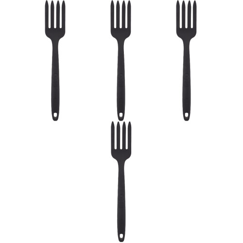 4Pcs Reusable Kitchen Pasta Server Fork Washable Ergonomic Food Fork 2