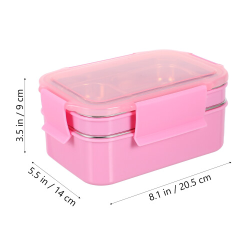 1 Set Lebensmittel Dichtungsbox Bento Box Büro Mittagsbox 1