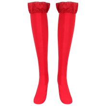 2 Pairs Glossy Thigh-High Stockings Nylon Shiny
