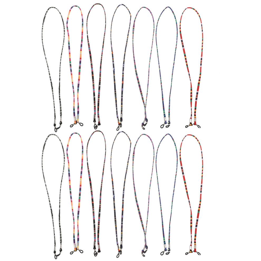 Ohphcall 70 Pcs Glasses Eyewear Sunglass Hanging Chains Ropes Mixed Color