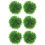 6 Künstliche Topiary Kugeln Mit Grünen Blättern 9