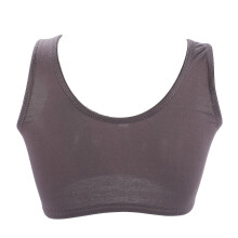 2Pcs Woman Waistcoat Lactation Pregnant Bra (Dark Grey Xxl)