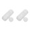 2Pcs White PVC Rainwater Filter System for Downspout Gutter 9