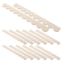 40St Scalloped Randlijst Beige Voor DIY Kast- En Deurdecoratie