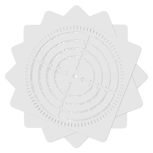 8 Pcs Decorative Mandala Dot Stencils Templates 1