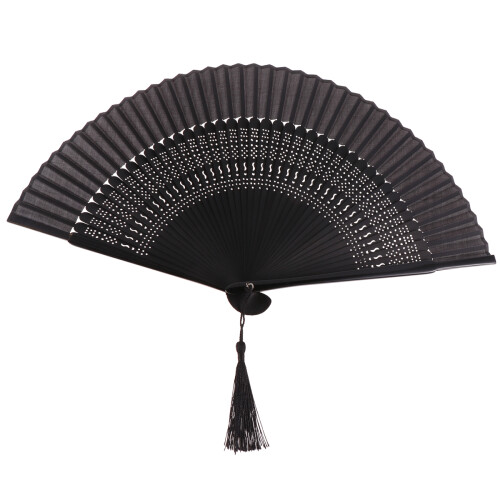 3Pcs Vintage Handheld Folding Fan For Dance Performance Craft