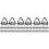 108 Pcs Shaped Paper Clips For Wedding Invitations And Table Cards 6