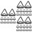 108 Pcs Shaped Paper Clips For Wedding Invitations And Table Cards 8