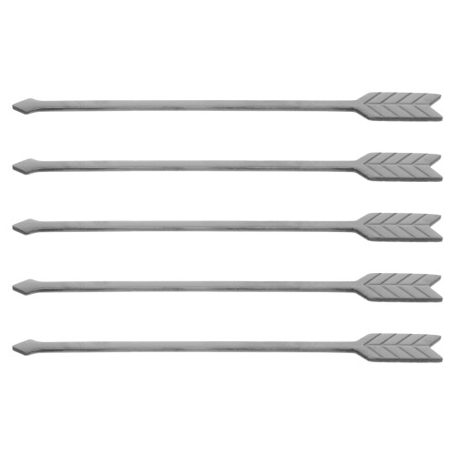 10 Pcs Stainless Steel Fruit Fork Reusable Cocktail Pick
