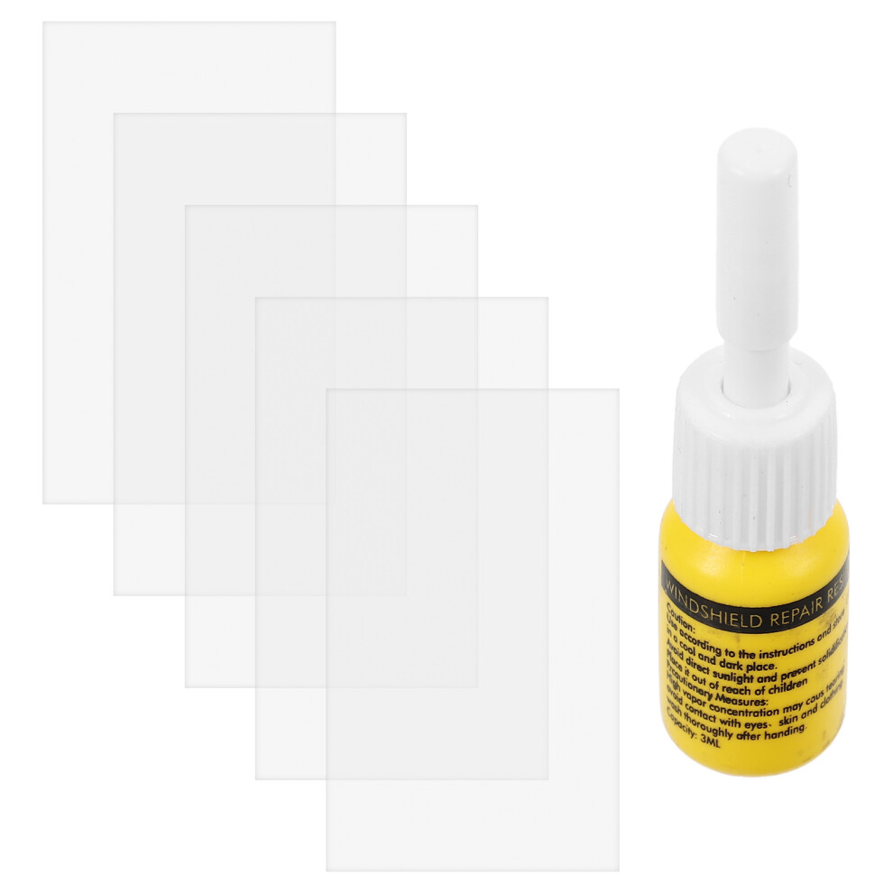 Glass Repair Kit With Fluid And Resin For Windshield Crack 3352387417030
