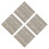 4Pcs Wood-Plastic Flooring Splicing For Balcony Home Decor 10