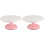 2Pcs Diy Cake Turntable Round Manually Rotating Baking Supply Pink 2