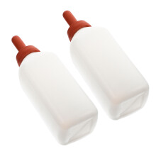 6 Pcs 2L Calf Nursing Bottle With Rubber Nipple