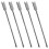 10 Pcs Stainless Steel Fruit Fork Reusable Cocktail Pick 2
