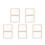 10 Pcs 2 In 1 Wooden Paper Making Screen Mold With Frame 5