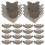 25Pcs Vintage Iron Box Corner Safety Guards Decorative Dark Brown 1