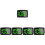 5Pcs Digital Speedometer Multifunctional Car Head Up Display Meter 7