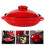 1Pc Ceramic Casserole Pot For Stew And Soup 3