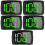 5Pcs Digital Speedometer Multifunctional Car Head Up Display Meter 9