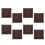 8Pcs Practical Caster Cups Square Furniture Wheel Stoppers 9