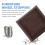 8Pcs Practical Caster Cups Square Furniture Wheel Stoppers 7